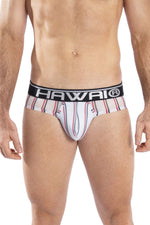 HAWAI 42050 Lines Hip Briefs Color White