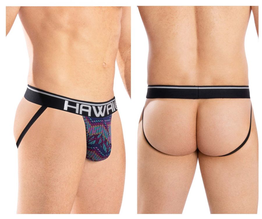 HAWAI 42052 Animal Print Athletic Jockstrap Color Fuchsia
