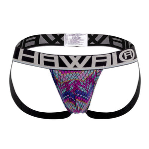 HAWAI 42052 Animal Print Athletic Jockstrap Color Fuchsia