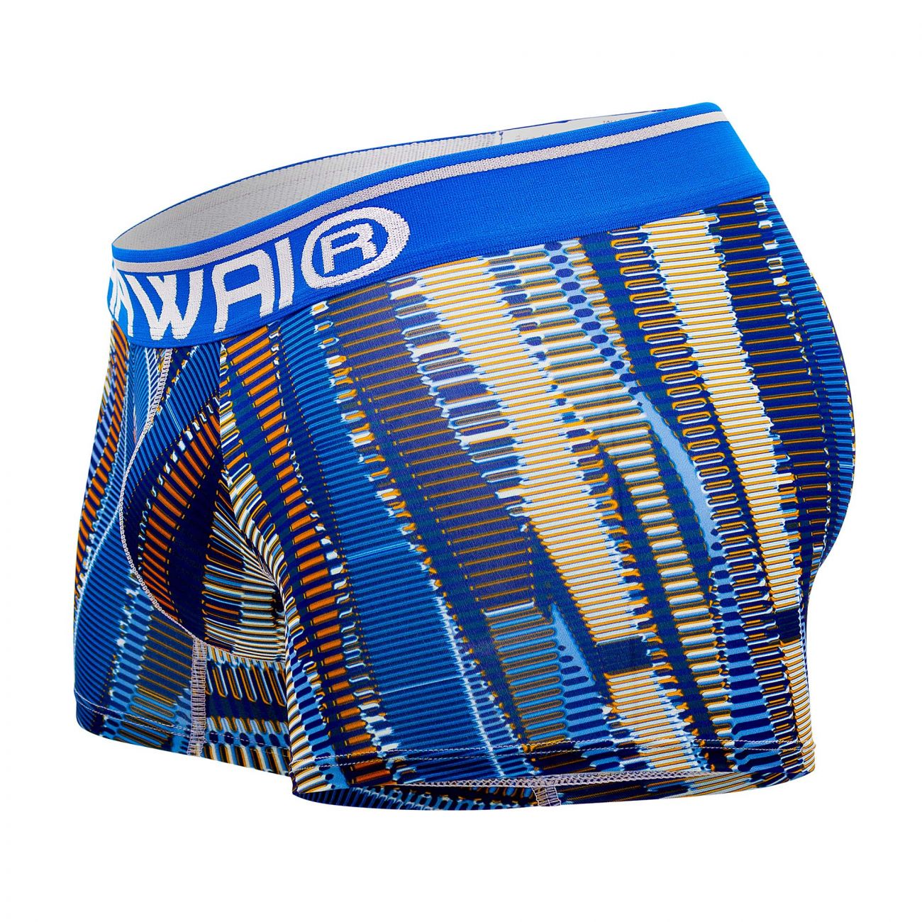 HAWAI 42121 Printed Athletic Trunks Color Royal Blue