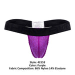 HAWAI 42153 Solid Lace Thongs Color Purple