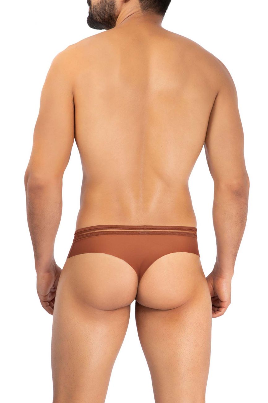 HAWAI 42155 Solid Microfiber Thongs Color Amber