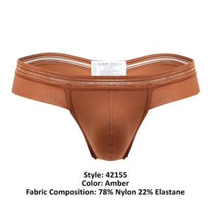 HAWAI 42155 Solid Microfiber Thongs Color Amber