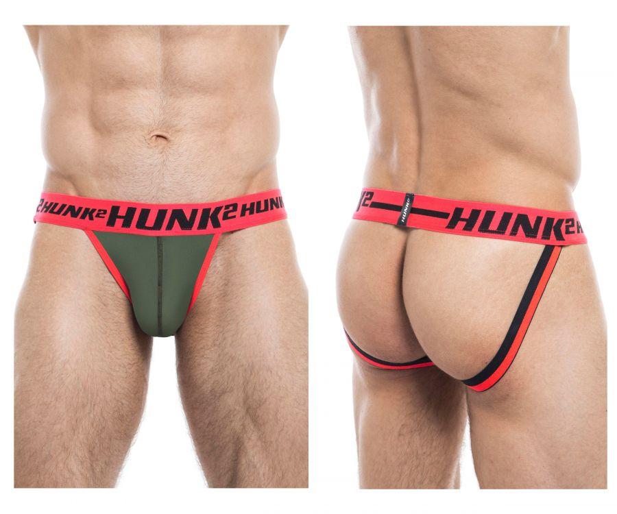 HUNK2 JS2020B Phoenix VoleeÂ² Jockstraps Color Green