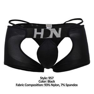 Hidden 957 Open Butt Trunk Color Black