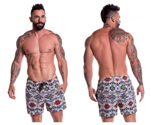 JOR 0772 Tribal Short Swim Trunks Color Printed