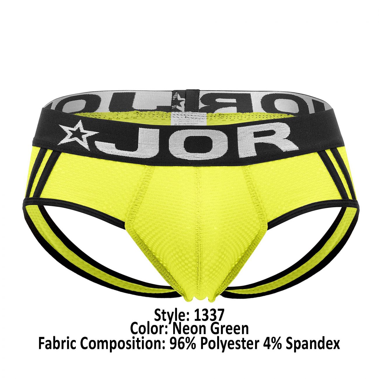 JOR 1337 Rocket Bikini Jocks Color Neon Green