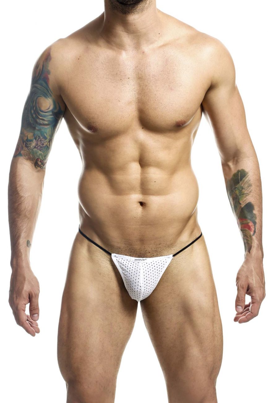 Joe Snyder JS02 Holes G-String Color Holes White