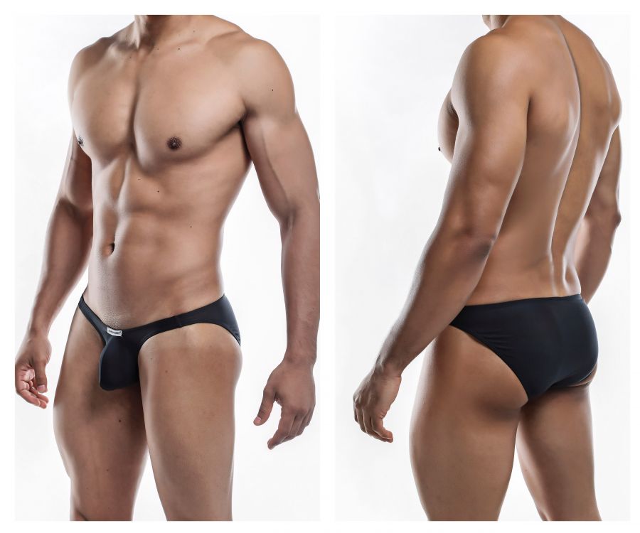 Joe Snyder JSBUL04-Pol Polyester Bulge Full Bikini Color Black-Poly