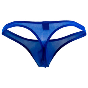 Magic Silk 4306 Silk Knit Mini Pouch Thong Color Cobalt