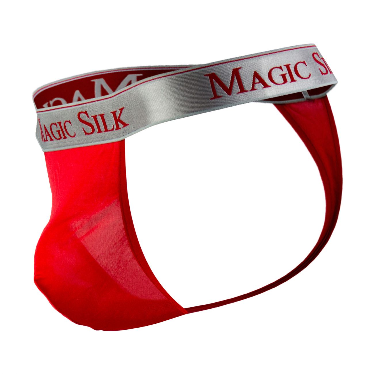 Magic Silk 4586 Silk Knit Micro Thong Color Red