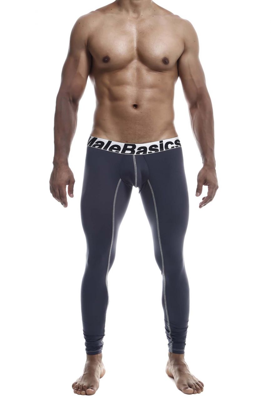 MaleBasics MBM05 Performance Long Johns Color Gray