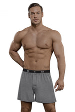 Male Power 160-253 Bamboo Boxer Short Color Gray