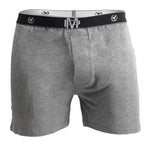 Male Power 160-253 Bamboo Boxer Short Color Gray