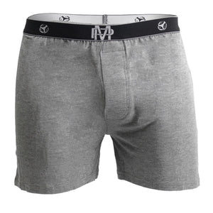 Male Power 160-253 Bamboo Boxer Short Color Gray