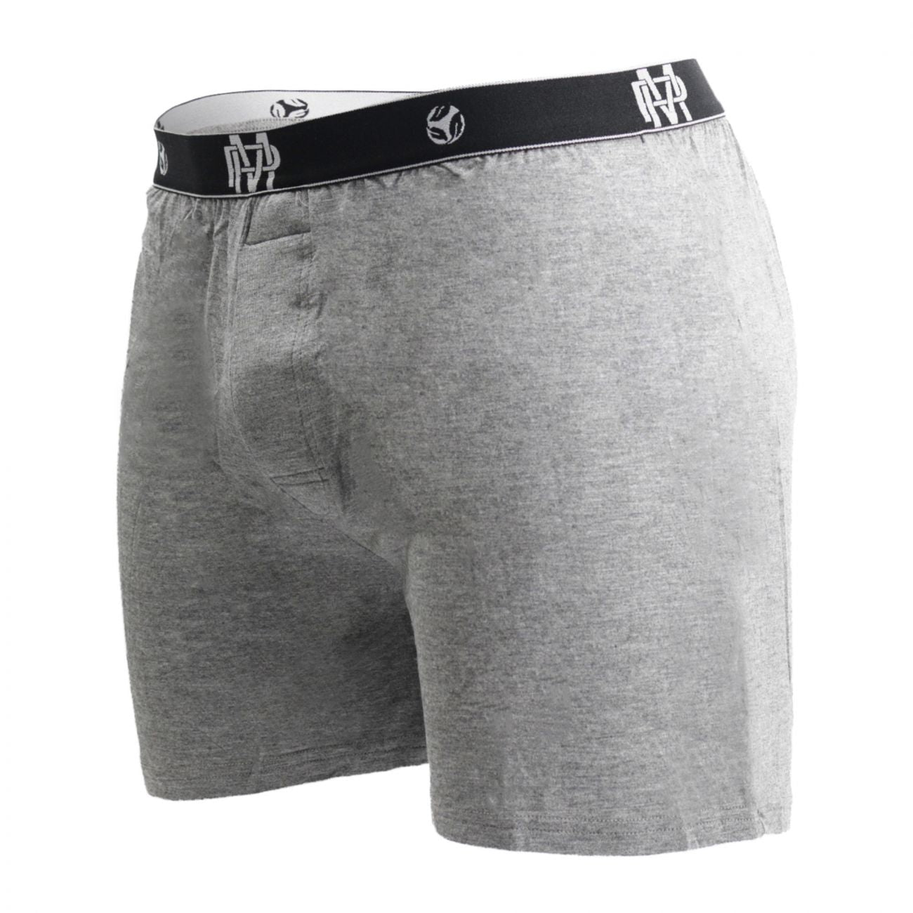 Male Power 160-253 Bamboo Boxer Short Color Gray