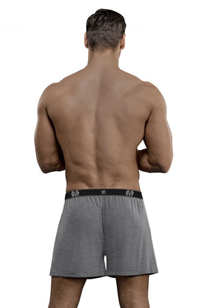 Male Power 160-253 Bamboo Boxer Short Color Gray