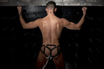 Male Power 352-261 Cage Matte Strappy Ring Jock Color Black