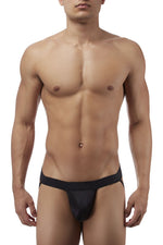 Male Power 390076 Satin Lycra Jockstrap Color Black
