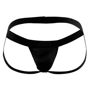 Male Power 390076 Satin Lycra Jockstrap Color Black
