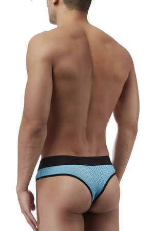 Male Power 432202 Athletic Mesh Sport Thong Color Blue