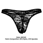 Male Power 442162 Stretch Lace Bong Thong Color Black