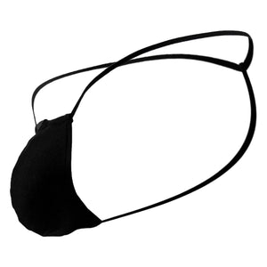 Male Power PAK870 Euro Male Spandex Pouch G String Color Black