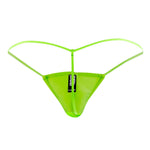 Male Power PAK870 Euro Male Spandex Pouch G String Color Lime