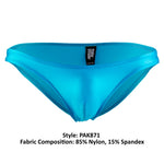 Male Power PAK871 Euro Male Spandex Brazilian Pouch Bikini Color Blue