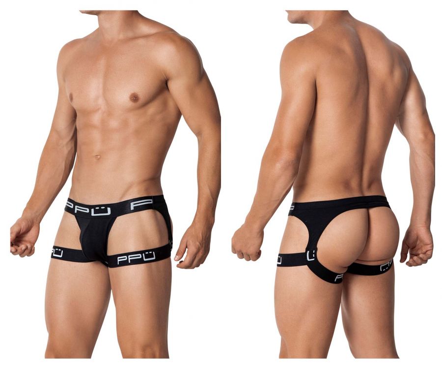 PPU 2109 Garter Jockstrap Color Black