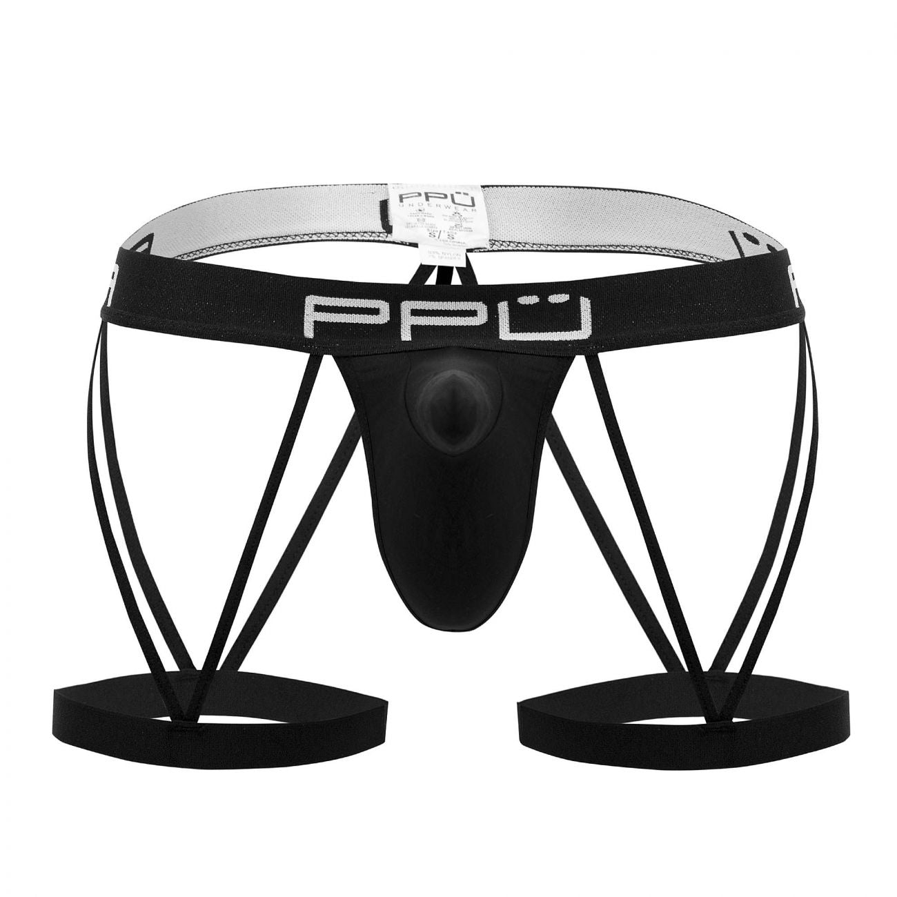 PPU 2114 Garter Thongs Color Black
