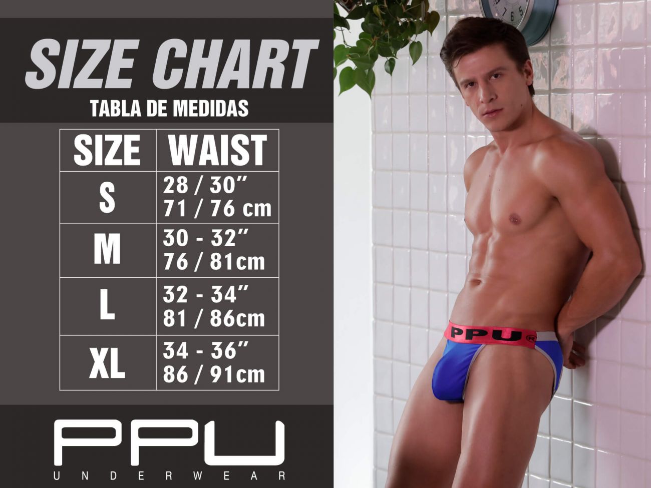 PPU 1601 Jockstrap Color White