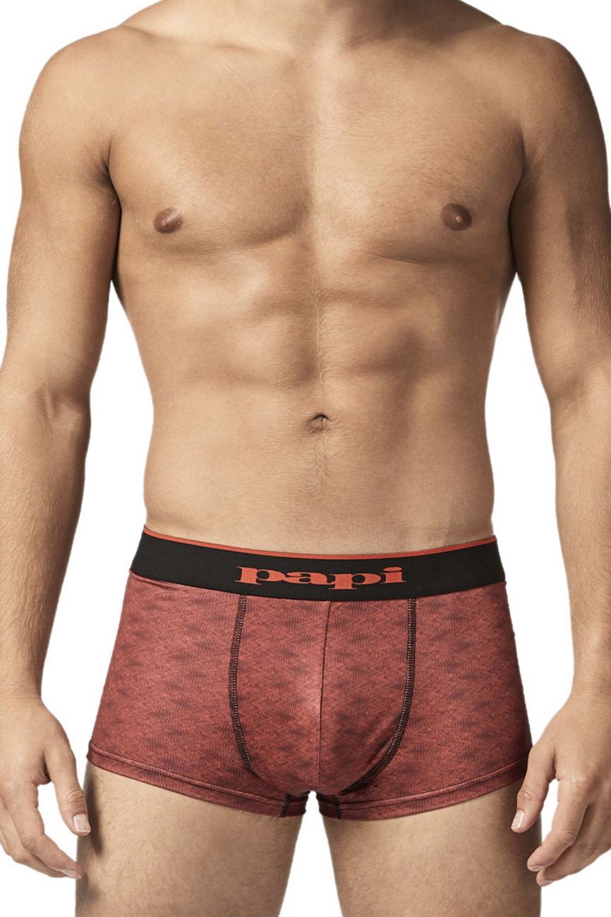 Papi UMPA048 2PK Microflex Brazilian Trunks Color Red-Graphic – BlockParty  Weho