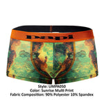 Papi UMPA050 Fashion Microflex Brazilian Trunks Color Sunrise Multi Print