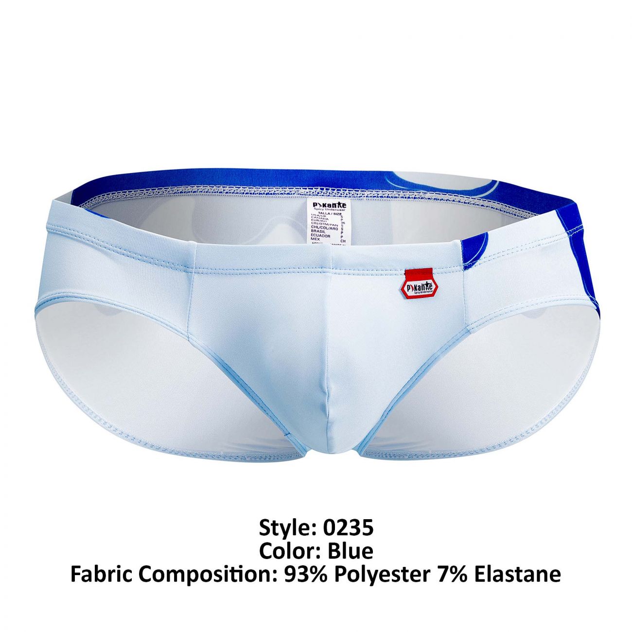 Pikante PIK 0235 Buddies Printed Briefs Color Blue