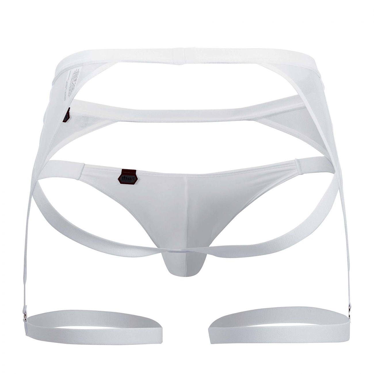 Pikante PIK 0343 Magno Garter Jockstrap Color White
