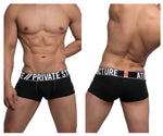 Private Structure BAUX4196 Athlete Trunks Color Black