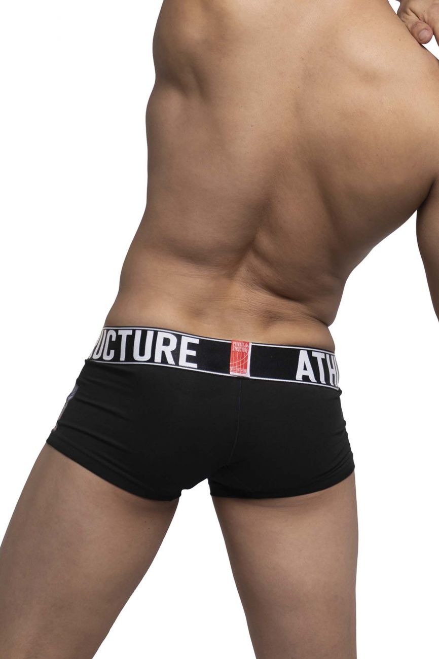 Private Structure BAUX4196 Athlete Trunks Color Black