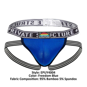 Private Structure EPUY4004 Pride Jockstrap Color Freedom Blue