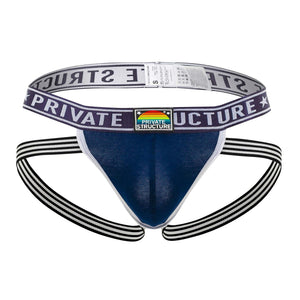 Private Structure EPUY4004 Pride Jockstrap Color Uniform Navy