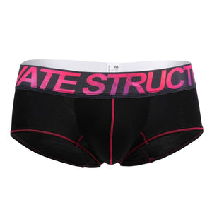 Private Structure PTUZ3790 Platinum Tencel Hipster Trunks Color Magenta-Black
