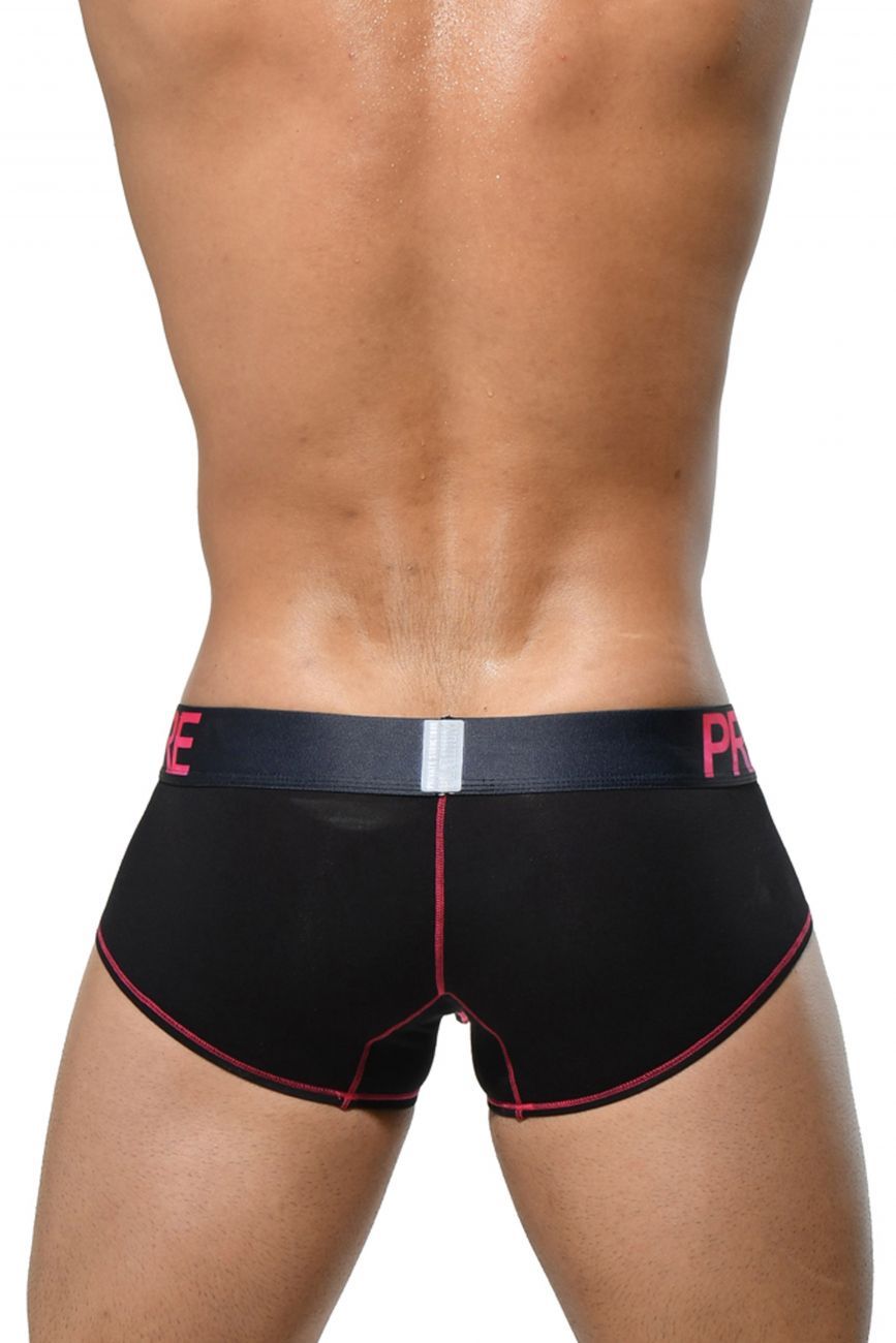 Private Structure PTUZ3790 Platinum Tencel Hipster Trunks Color Magenta-Black