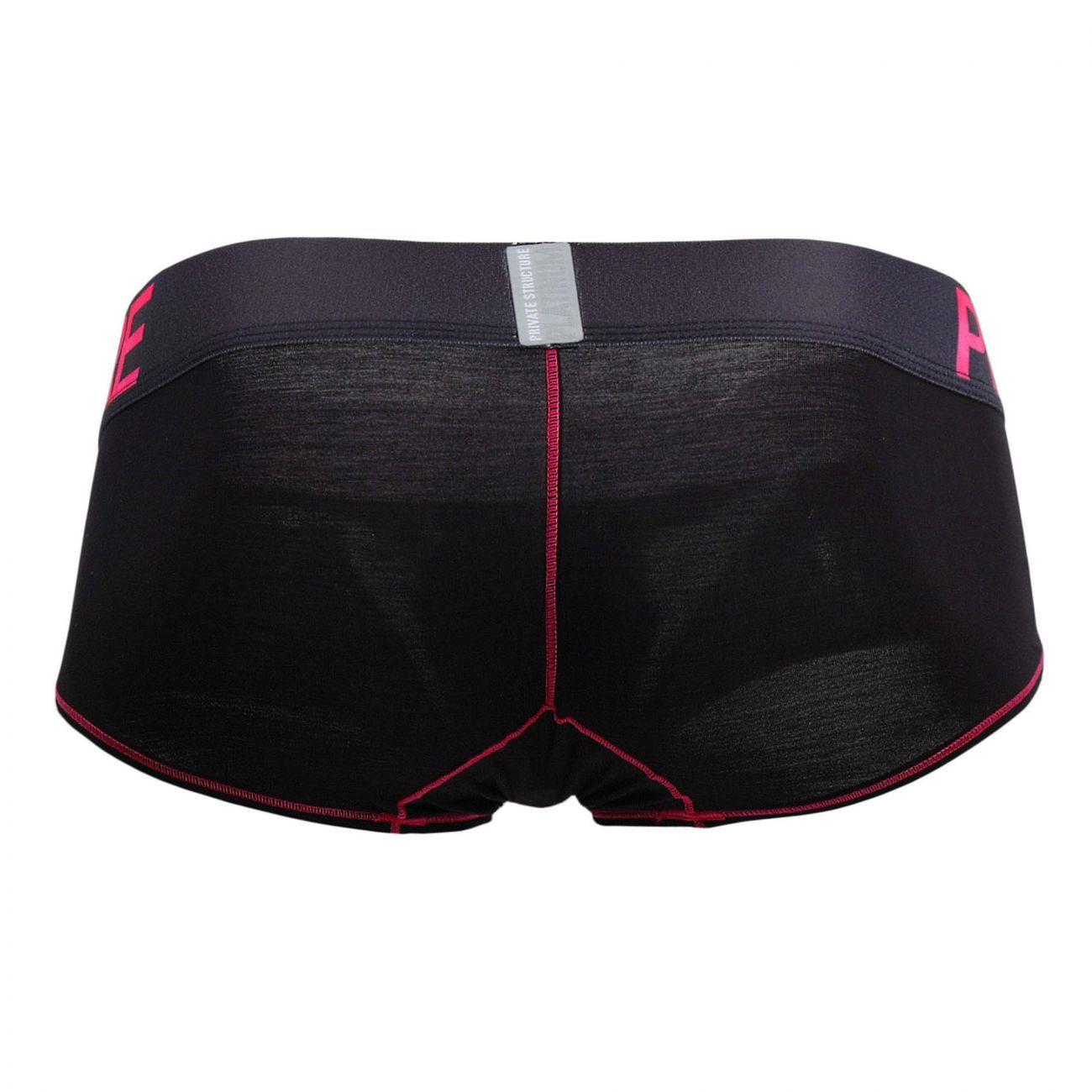 Private Structure PTUZ3790 Platinum Tencel Hipster Trunks Color Magenta-Black