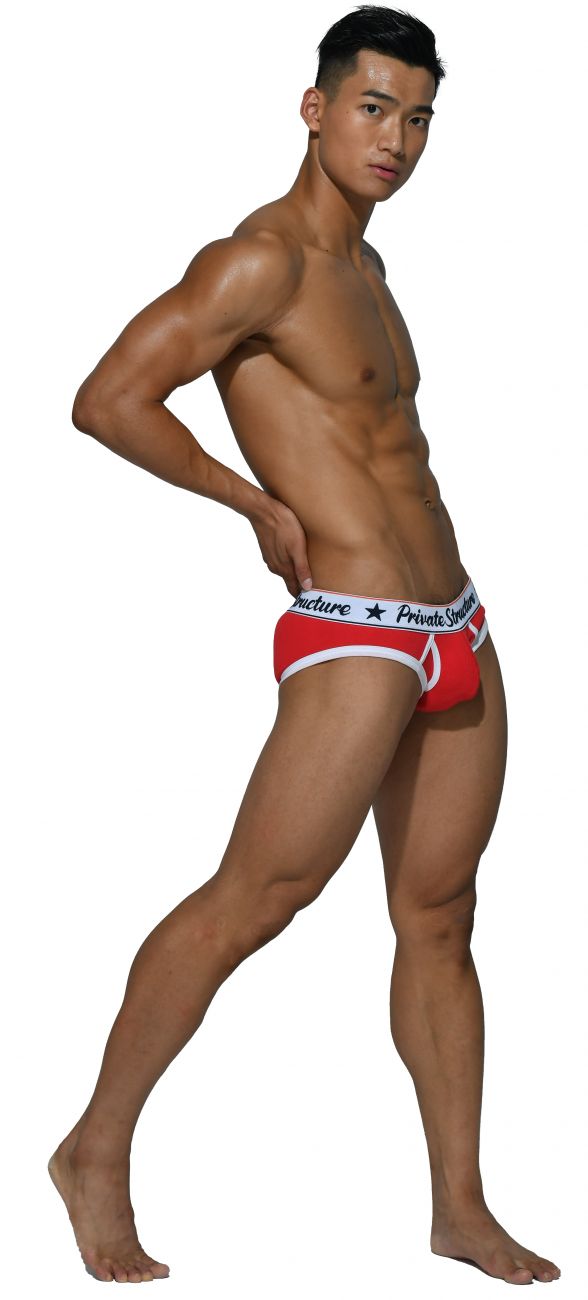 Private Structure SCUX4069 Classic Mini Briefs Color Red