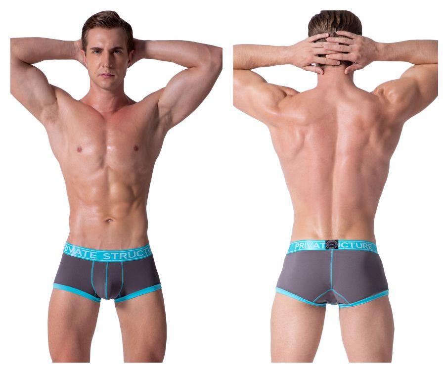 Private Structure SLUZ3680 Soho Luminous Boxer Briefs Color Teal
