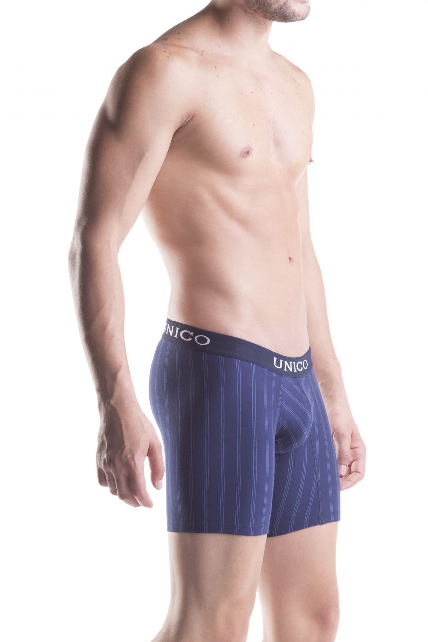 Unico 1400090382 (1410010020582) Boxer Briefs Paralelo Cotton Color Blue
