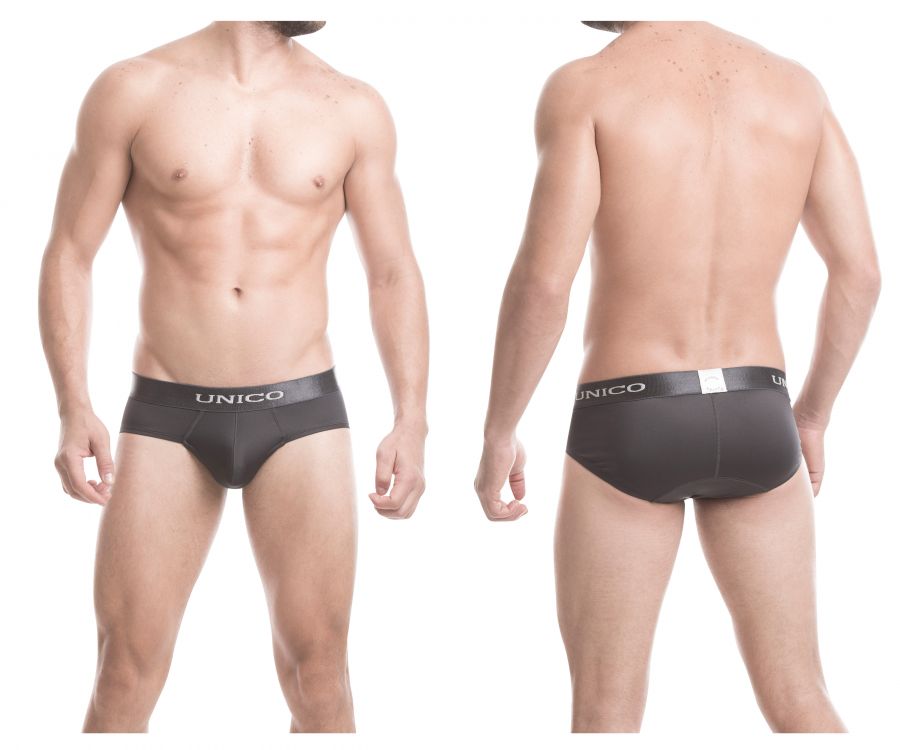 Unico 1600050396 (1612020110696) Briefs Asfalto Microfiber Color Gray
