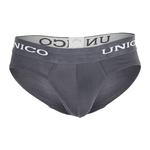 Unico 1600050396 (1612020110696) Briefs Asfalto Microfiber Color Gray