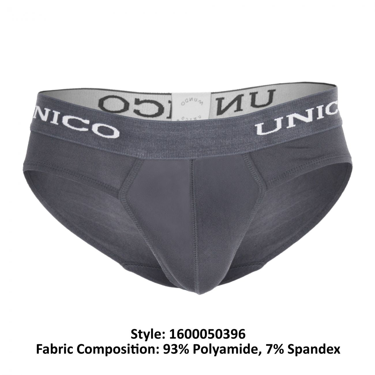 Unico 1600050396 (1612020110696) Briefs Asfalto Microfiber Color Gray