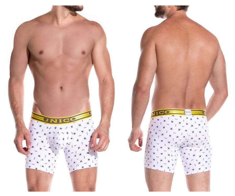 Unico 1902010023100 Boxer Briefs Radical Color White